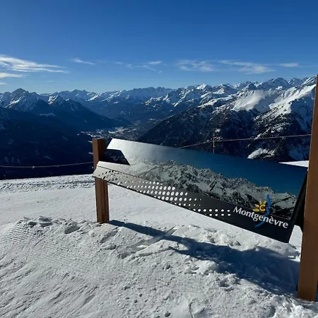 Les Chalmettes 4 Personnes Au Pied Des Pistes Wifi - Balcon - Parking * Monginevro